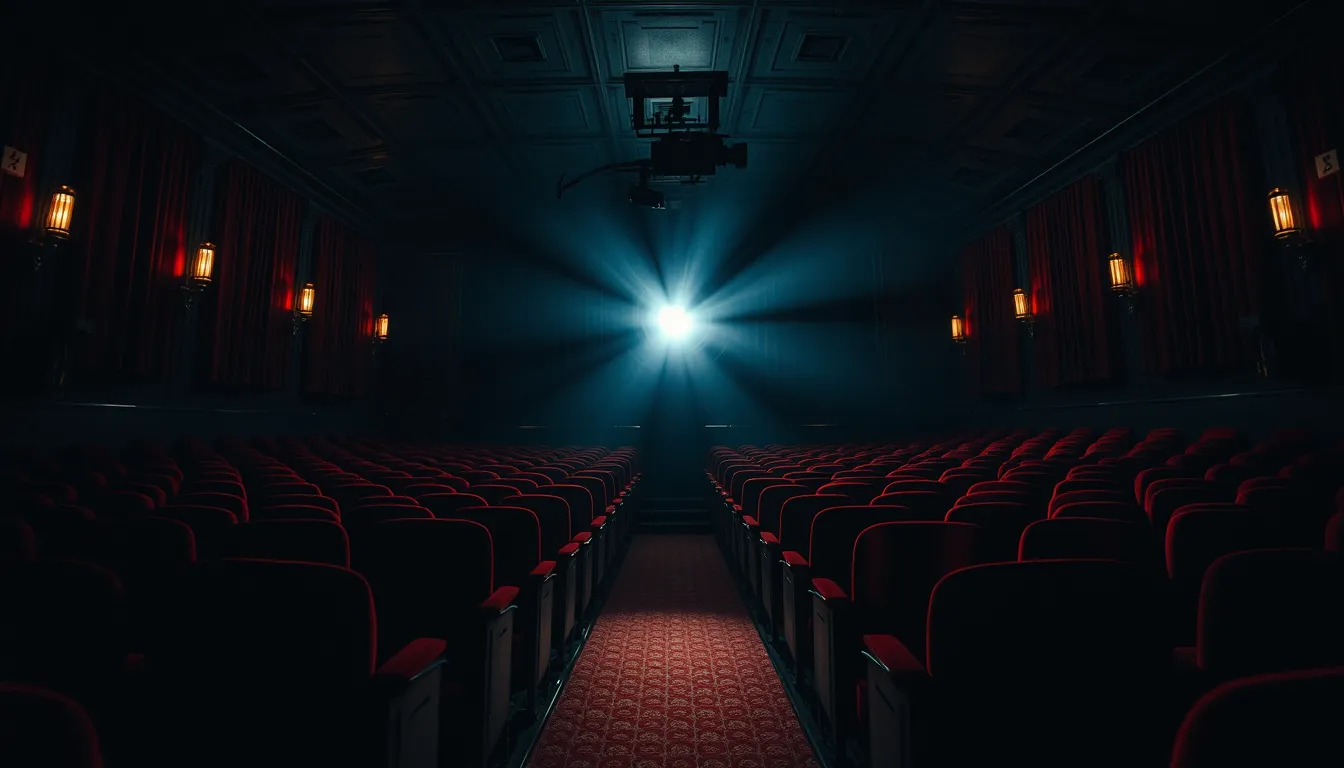 Horror film festival atmosphere